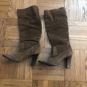 Banana Republic suede slouch boots
